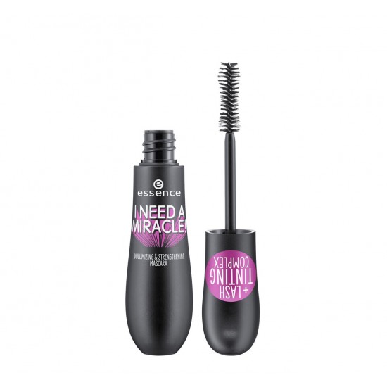 essence i need a miracle! volumizing & strengthening mascara 01 black 16ml