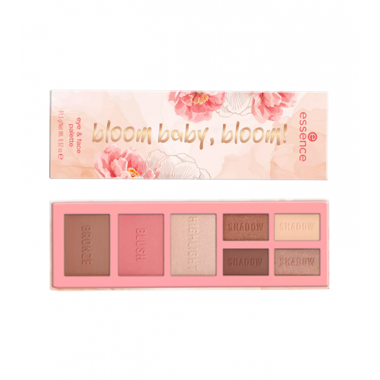 essence bloom baby, bloom! eye & face palette 01 