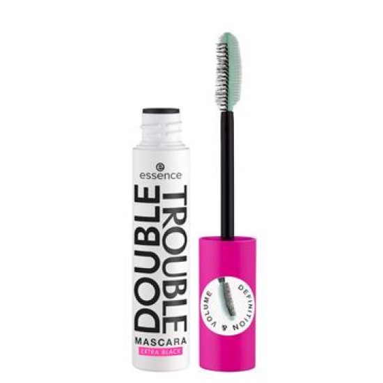 ES DOUBLE TROUBLE MASCARA EXTRA BLACK